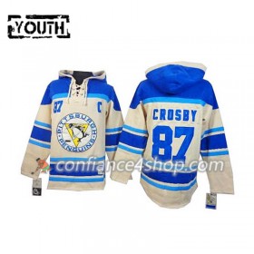 Adidas Maillot de Hockey Pittsburgh Penguins Sidney Crosby 87 Cream Sawyer Chandails à capuchon - Enfant